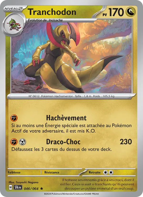 Carte Pokemon 046/064 Tranchodon Holo | LorenZone
