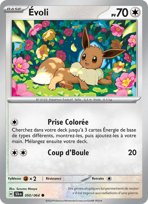 Carte Pokemon 050/064 Évoli | LorenZone