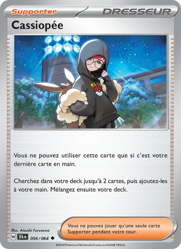 Carte Pokemon 056/064 Cassiopée | LorenZone