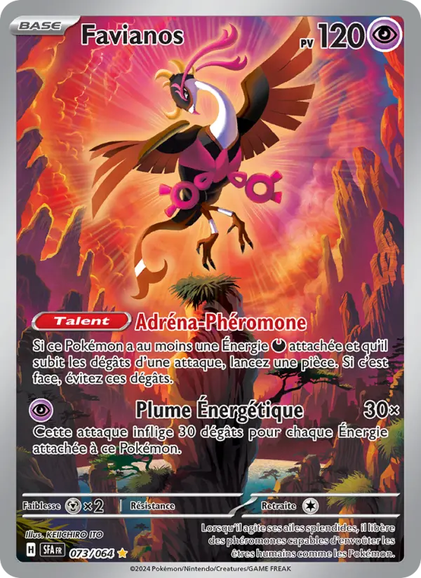 Carte Pokemon 073/064 Favianos Illustration Rare | LorenZone
