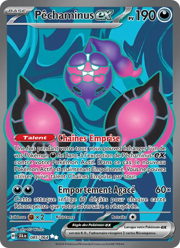 Carte Pokemon 085/064 Pêchaminus-ex | LorenZone