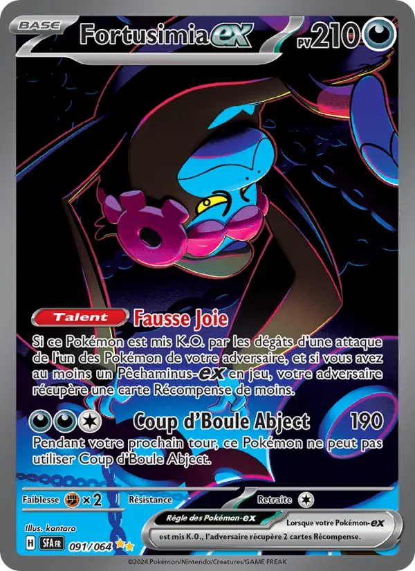 Carte Pokemon 091/064 Fortusimia-ex Illustration Spéciale Rare | LorenZone