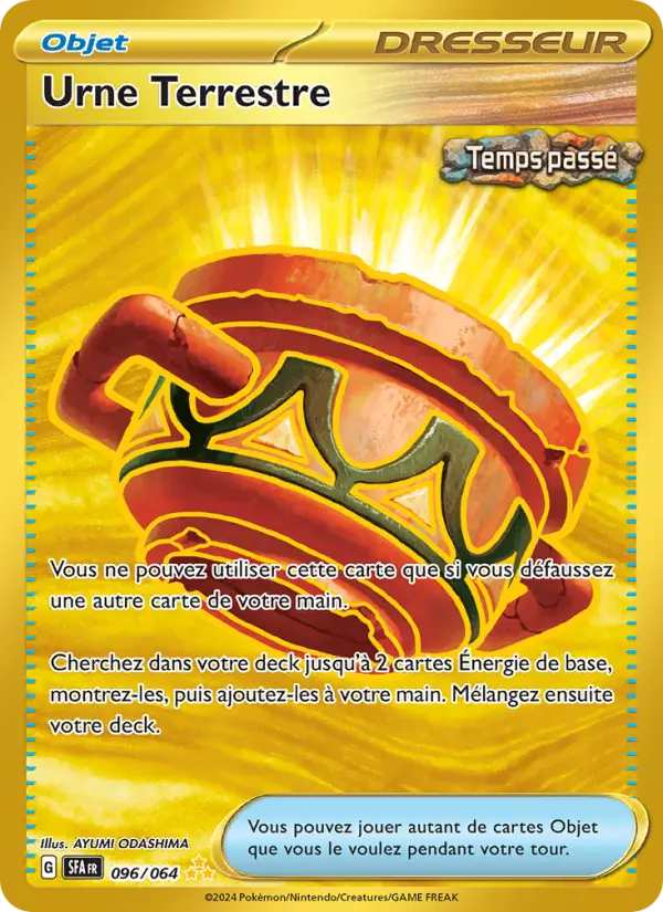 Carte Pokemon 096/064 Urne Terrestre Hyper Rare | LorenZone