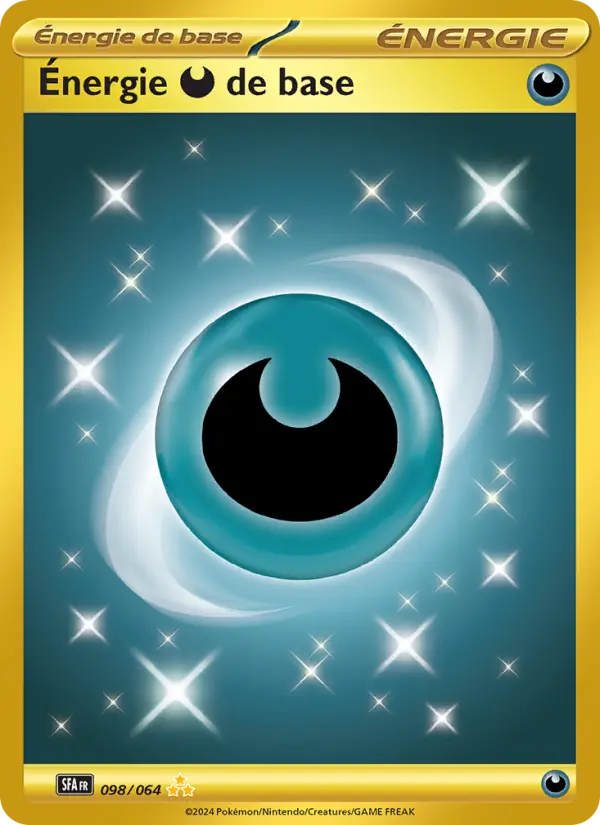 Carte Pokemon 098/064 Énergie Darkness de base Hyper Rare | LorenZone