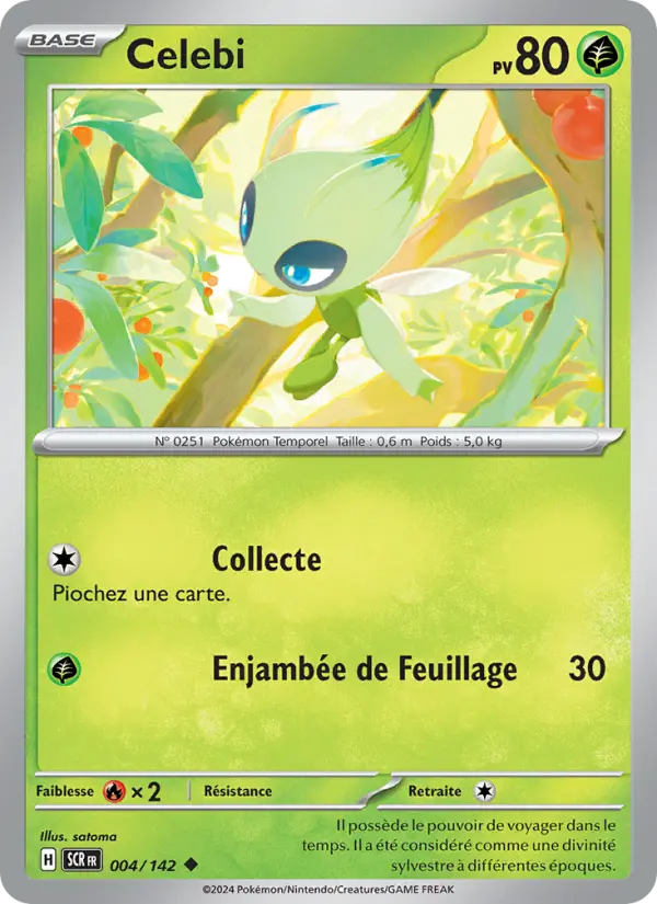Carte Pokemon 004/142 Celebi | LorenZone