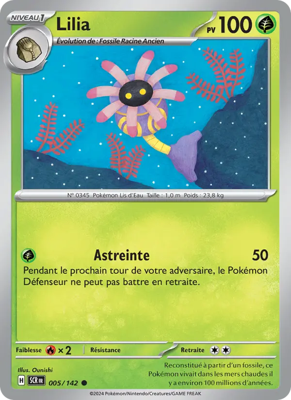 Carte Pokemon 005/142 Lilia | LorenZone