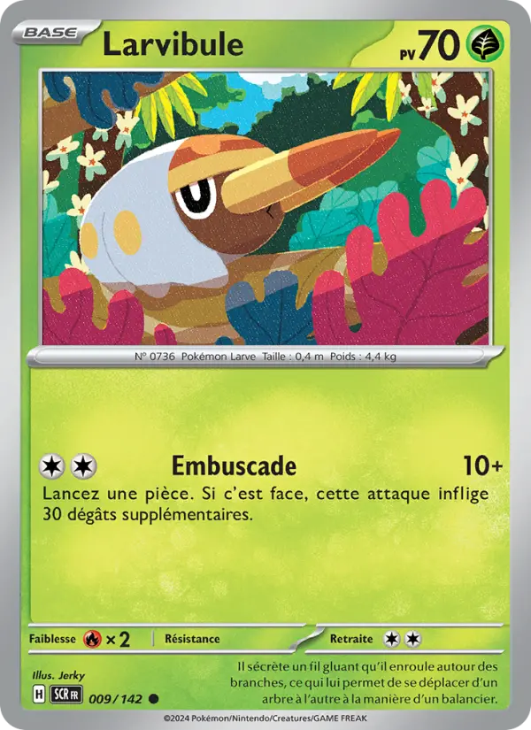 Carte Pokemon 009/142 Larvibule | LorenZone