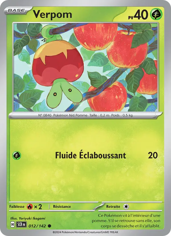 Carte Pokemon 012/142 Verpom | LorenZone