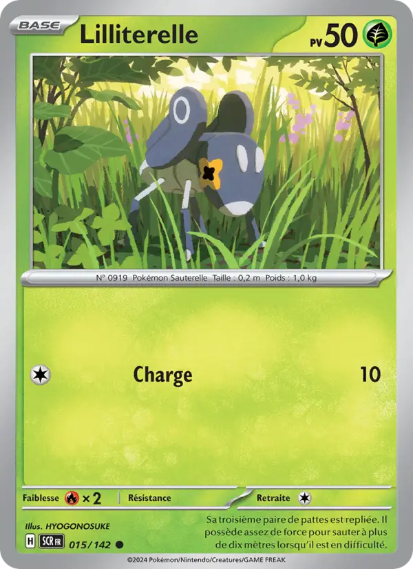 Carte Pokemon 015/142 Lilliterelle | LorenZone