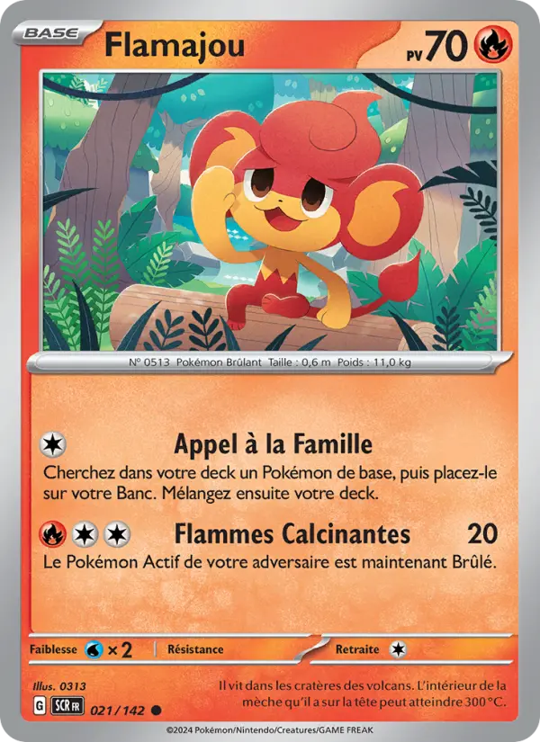 Carte Pokemon 021/142 Flamajou | LorenZone