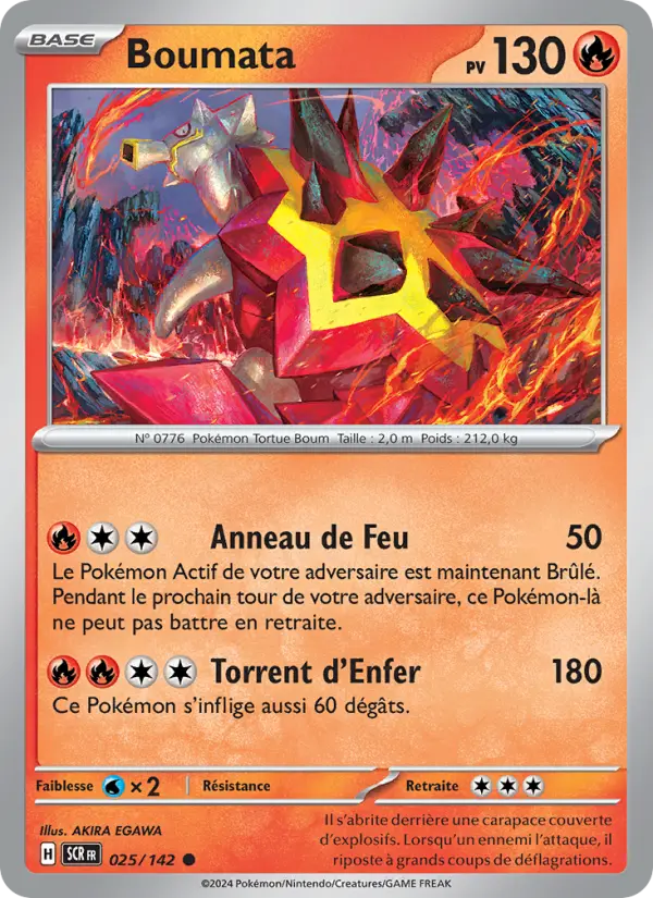 Carte Pokemon 025/142 Boumata | LorenZone