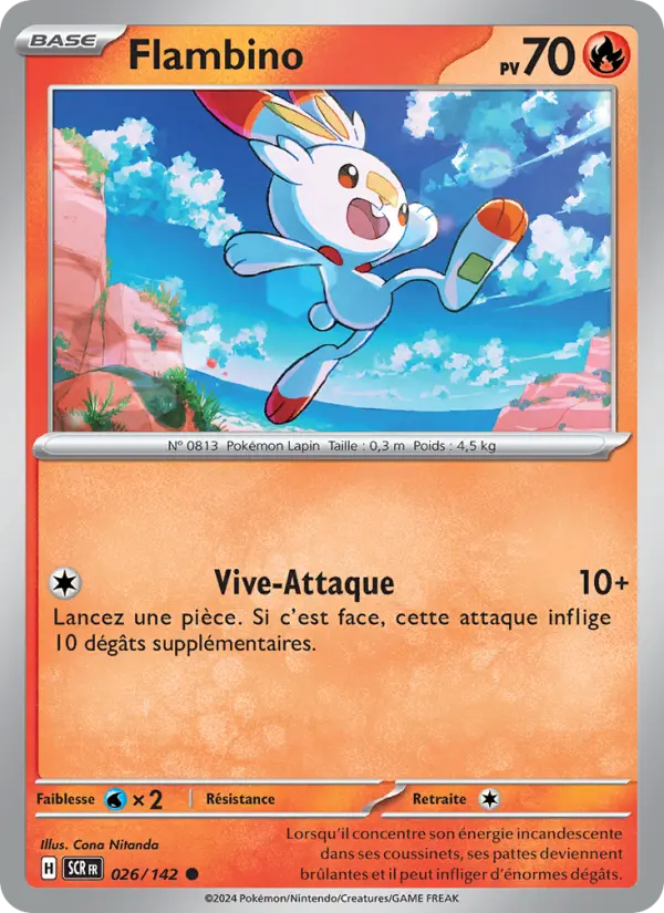 Carte Pokemon 026/142 Flambino | LorenZone