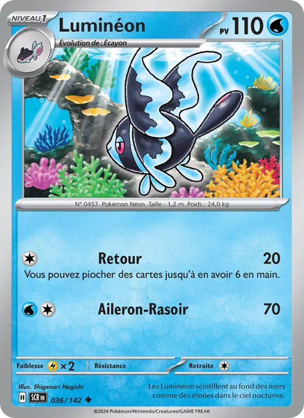 Carte Pokemon 036/142 Luminéon | LorenZone