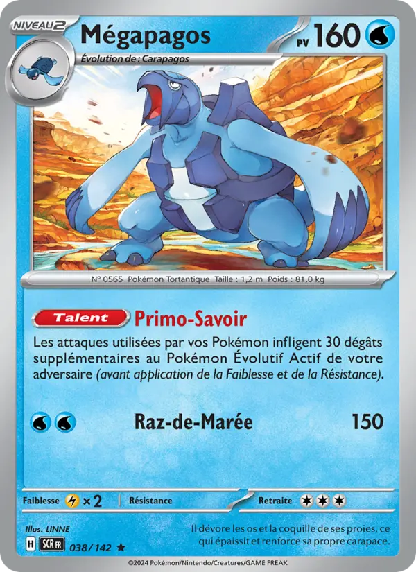 Carte Pokemon 038/142 Mégapagos Holo | LorenZone