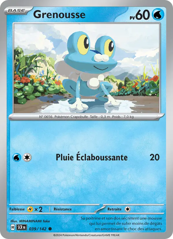 Carte Pokemon 039/142 Grenousse | LorenZone