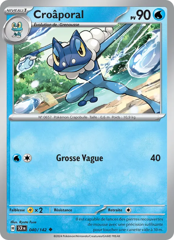 Carte Pokemon 040/142 Croâporal | LorenZone