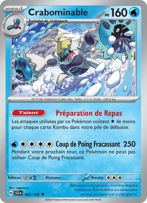 Carte Pokemon 042/142 Crabominable | LorenZone