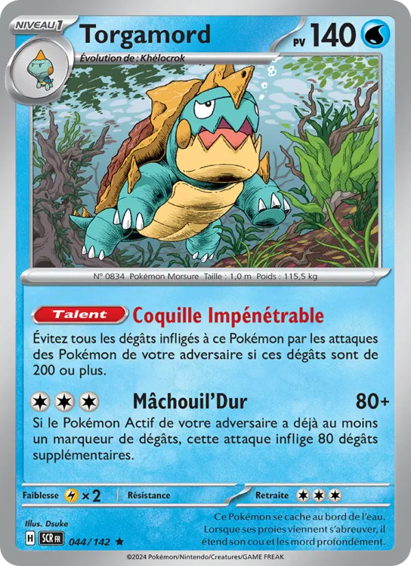 Carte Pokemon 044/142 Torgamord Holo | LorenZone
