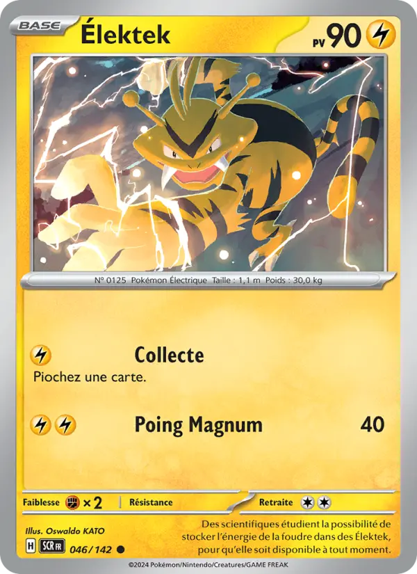 Carte Pokemon 046/142 Élektek | LorenZone