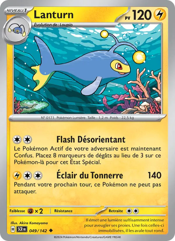 Carte Pokemon 049/142 Lanturn | LorenZone