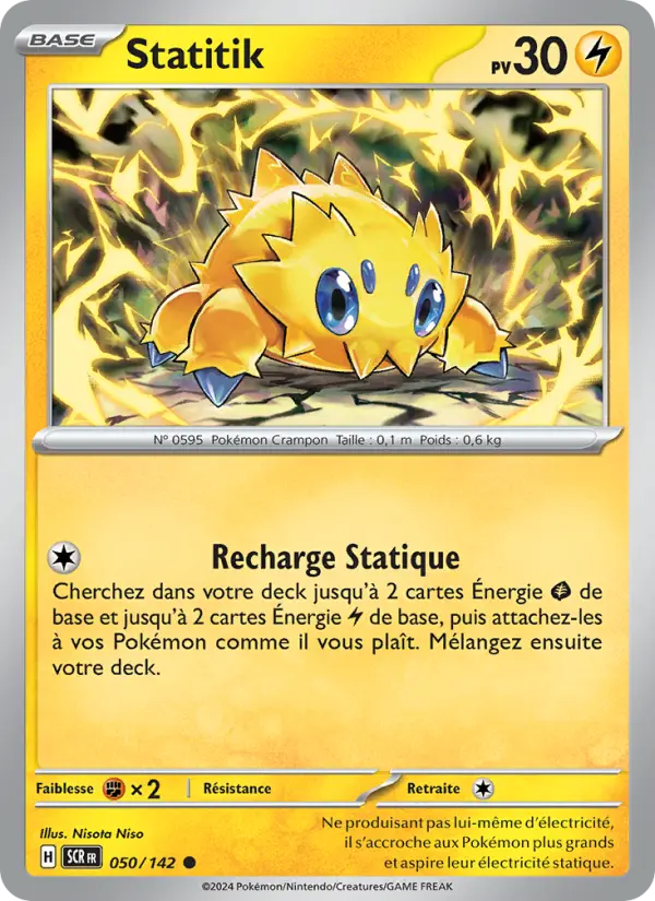 Carte Pokemon 050/142 Statitik | LorenZone
