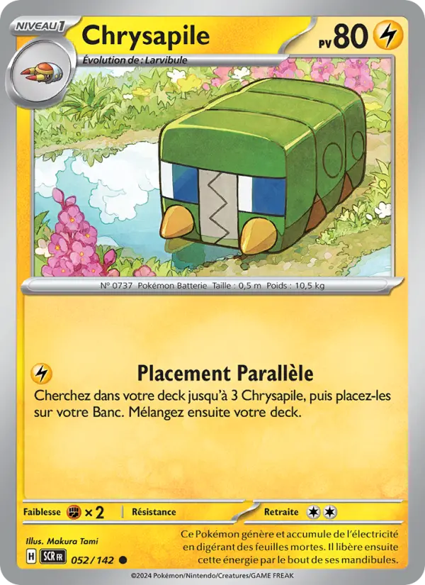 Carte Pokemon 052/142 Chrysapile | LorenZone
