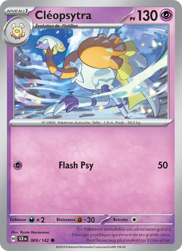 Carte Pokemon 069/142 Cléopsytra | LorenZone