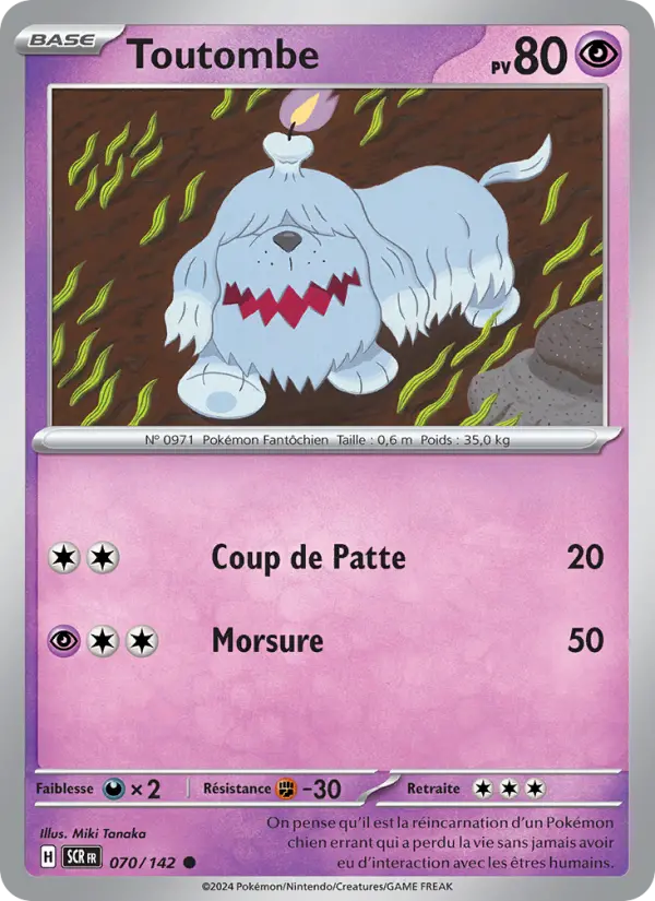 Carte Pokemon 070/142 Toutombe | LorenZone