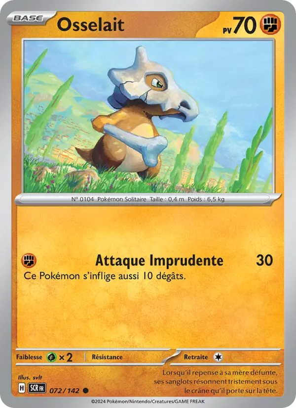 Carte Pokemon 072/142 Osselait | LorenZone