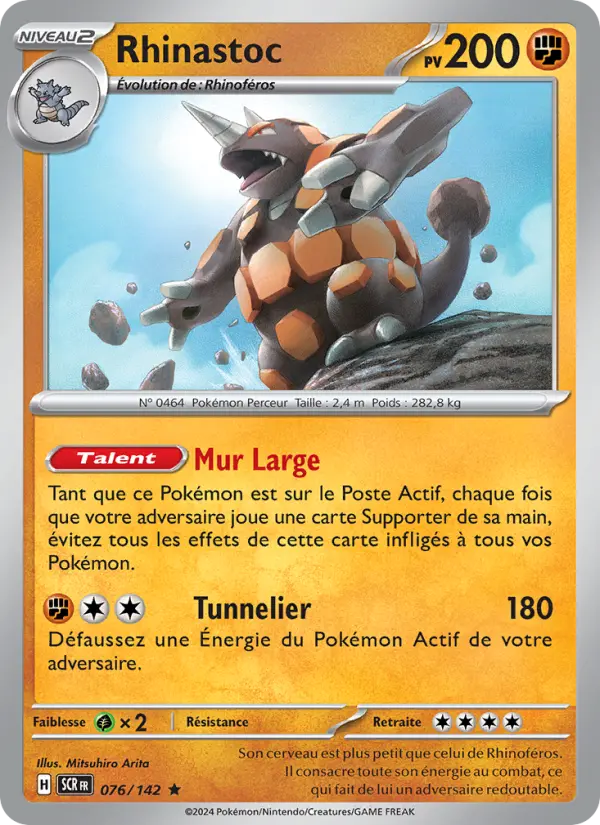 Carte Pokemon 076/142 Rhinastoc Holo | LorenZone