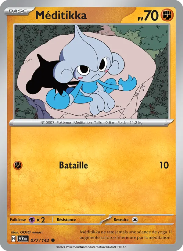 Carte Pokemon 077/142 Méditikka | LorenZone