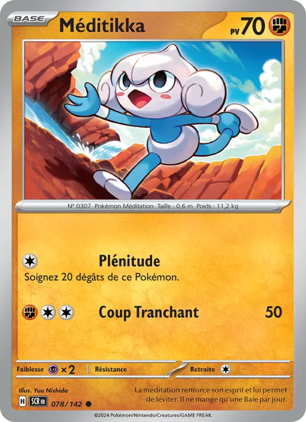 Carte Pokemon 078/142 Méditikka | LorenZone