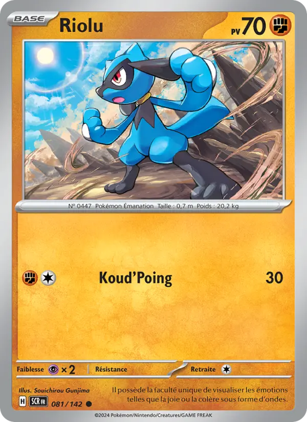 Carte Pokemon 081/142 Riolu | LorenZone