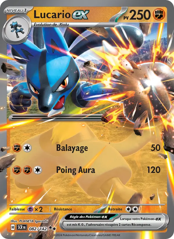 Carte Pokemon 082/142 Lucario-ex | LorenZone