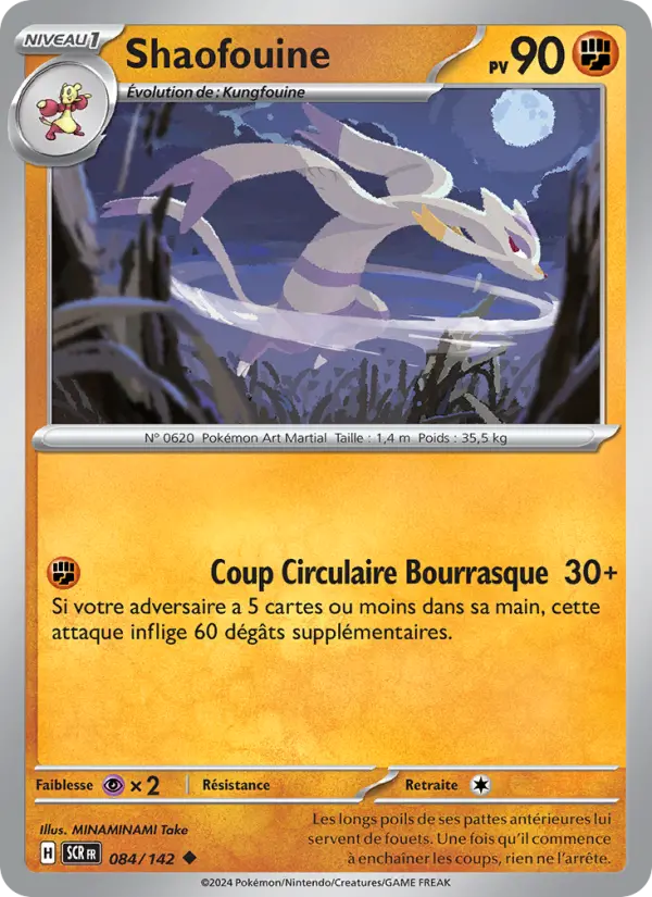 Carte Pokemon 084/142 Shaofouine | LorenZone
