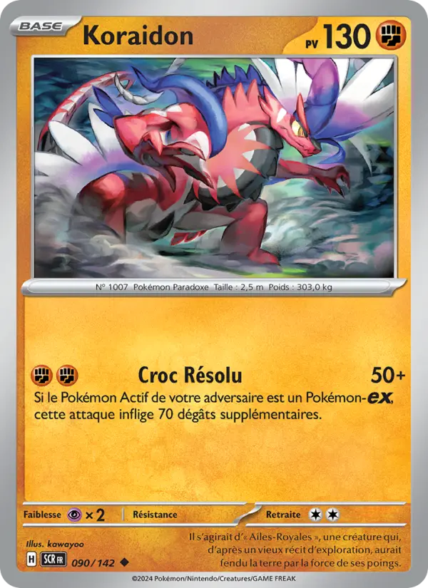 Carte Pokemon 090/142 Koraidon | LorenZone