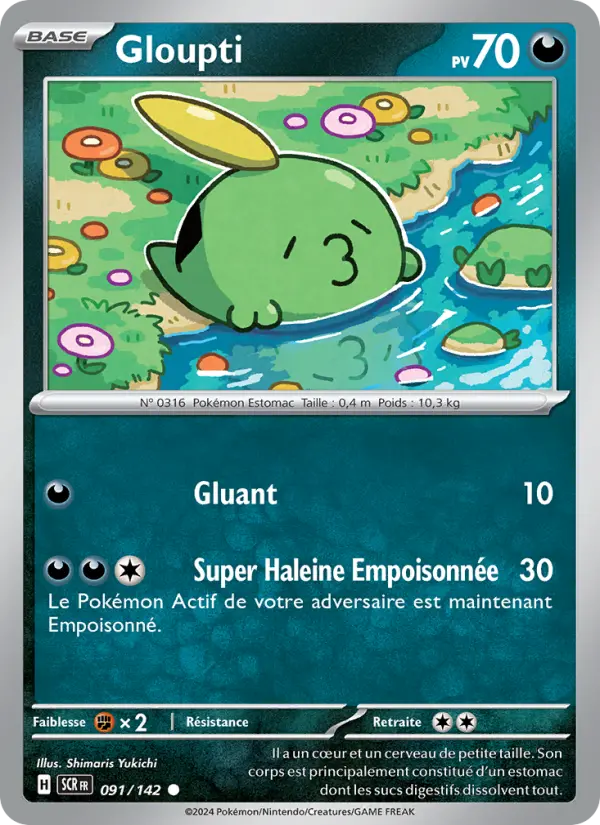 Carte Pokemon 091/142 Gloupti | LorenZone
