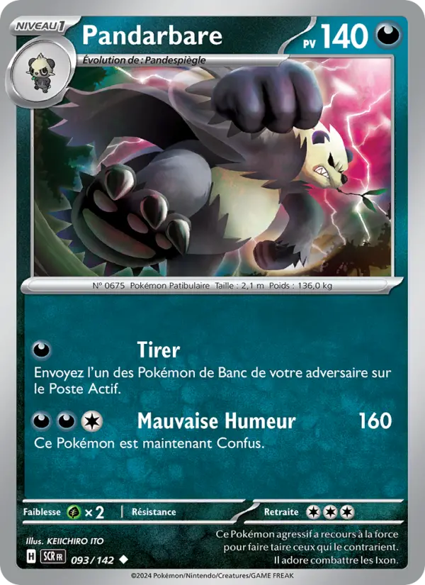 Carte Pokemon 093/142 Pandarbare | LorenZone