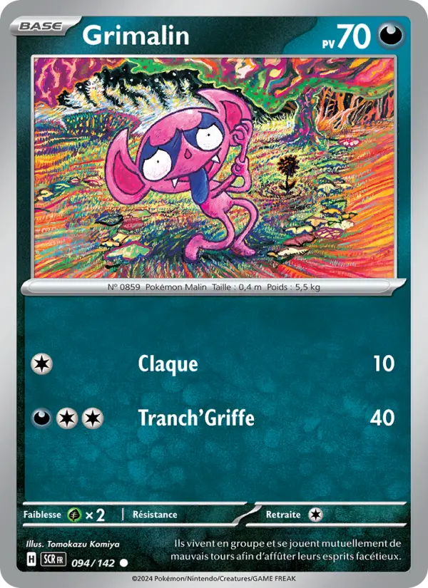Carte Pokemon 094/142 Grimalin | LorenZone