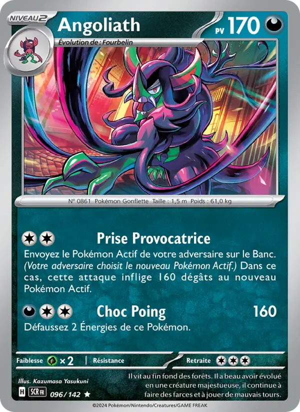 Carte Pokemon 096/142 Angoliath Holo | LorenZone