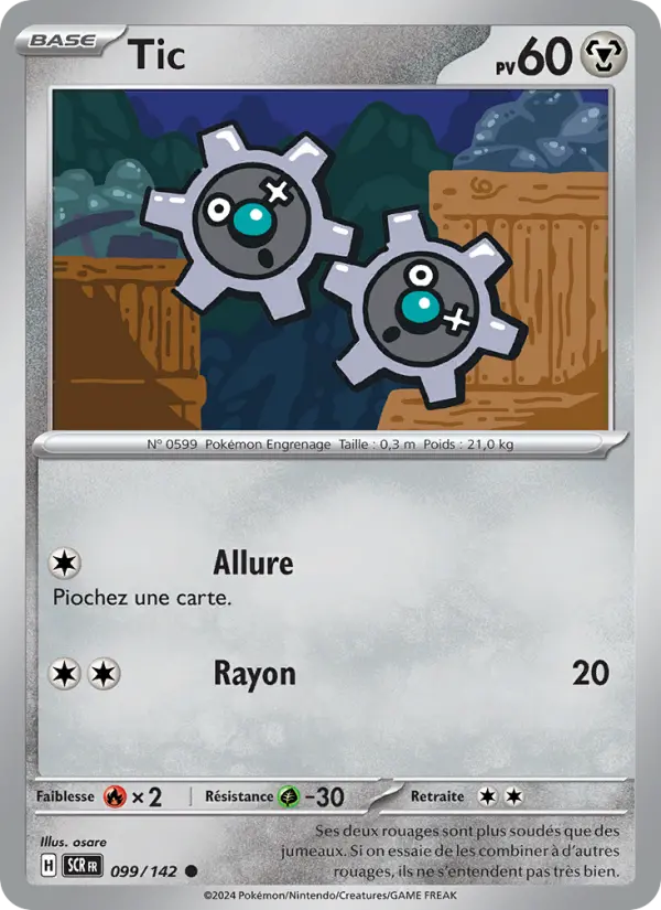 Carte Pokemon 099/142 Tic | LorenZone