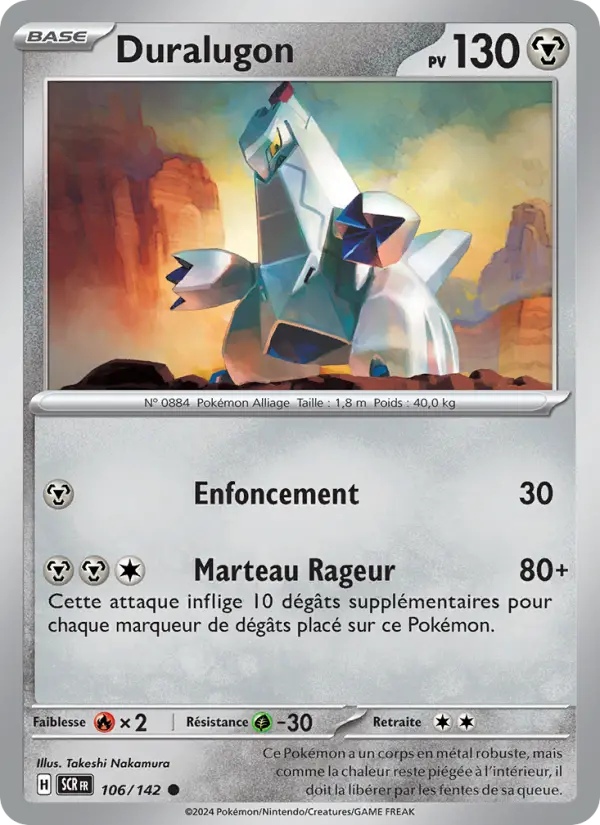 Carte Pokemon 106/142 Duralugon | LorenZone