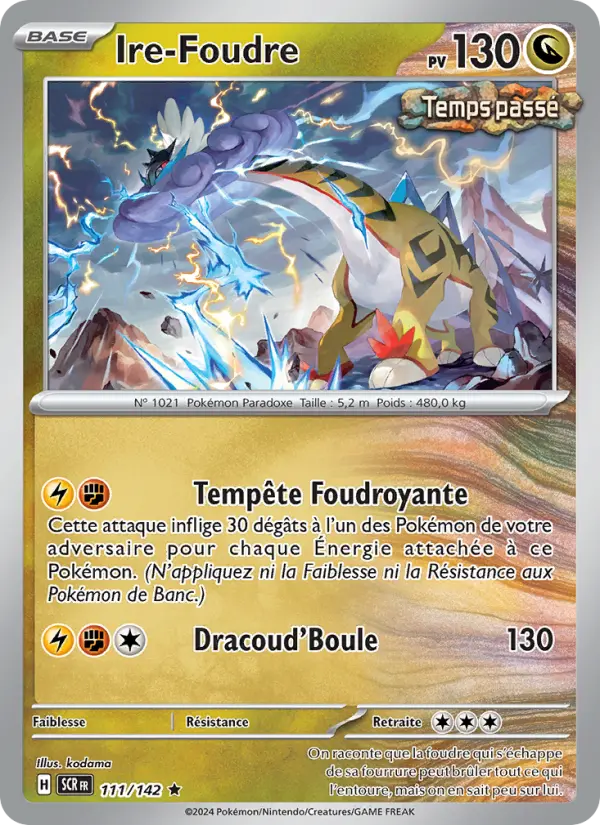 Carte Pokemon 111/142 Ire-Foudre Holo | LorenZone