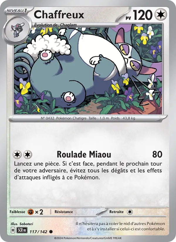 Carte Pokemon 117/142 Chaffreux | LorenZone