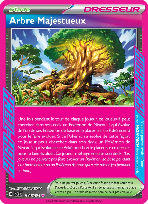 Carte Pokemon 136/142 Arbre Majestueux | LorenZone