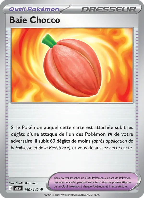 Carte Pokemon 140/142 Baie Chocco | LorenZone