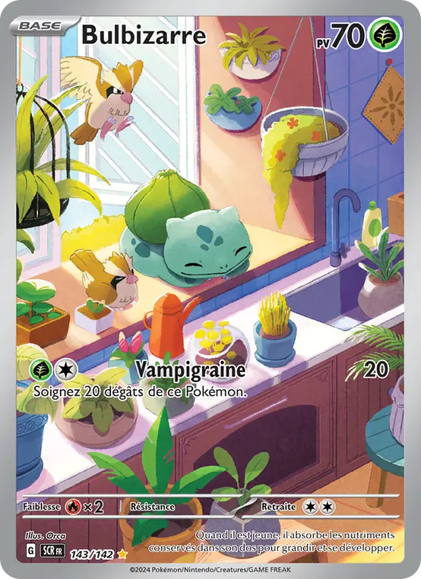 Carte Pokemon 143/142 Bulbizarre Illustration Rare | LorenZone
