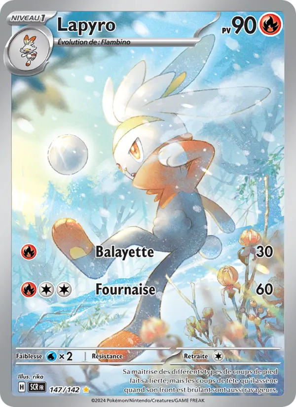 Carte Pokemon 147/142 Lapyro Illustration Rare | LorenZone