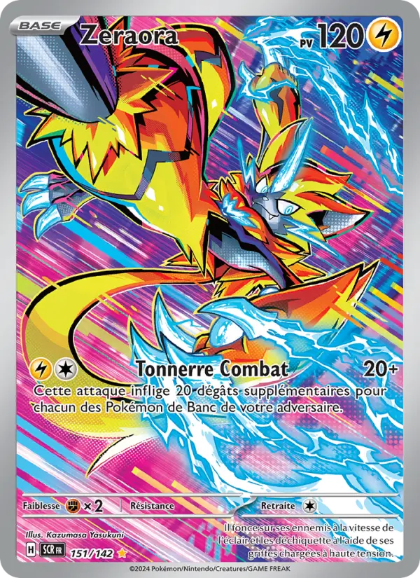 Carte Pokemon 151/142 Zeraora Illustration Rare | LorenZone