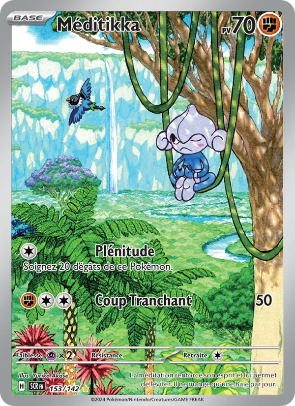 Carte Pokemon 153/142 Méditikka Illustration Rare | LorenZone